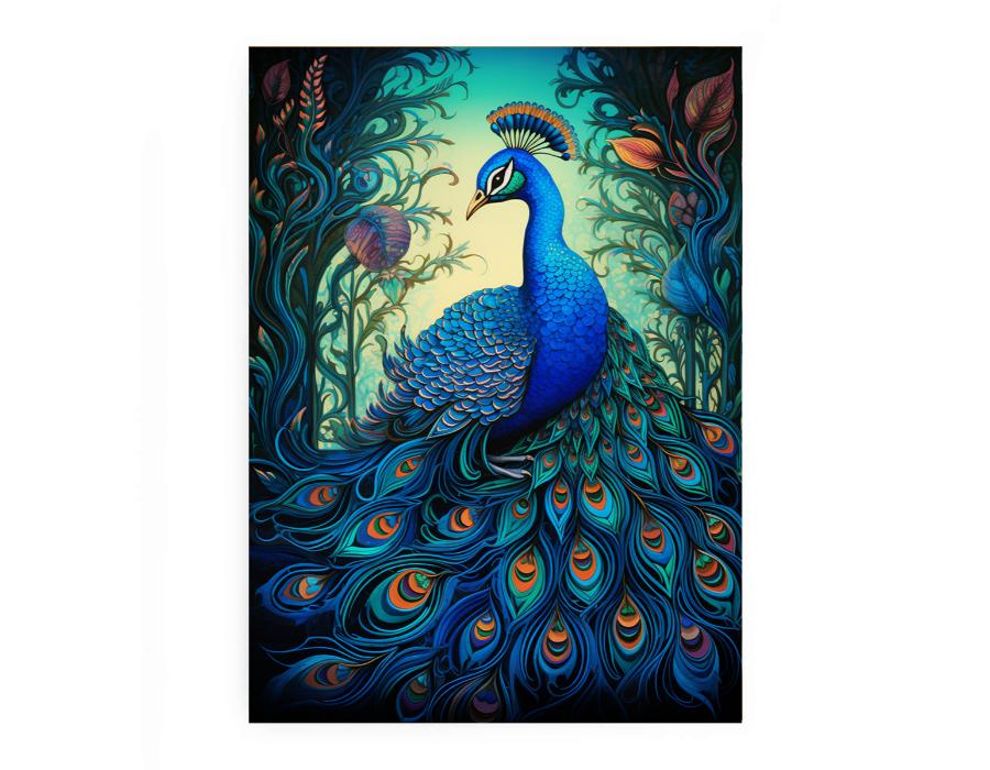 Beautiful Peacock  Canvas Print