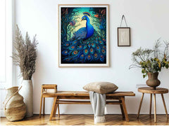 Beautiful Peacock  Canvas Print