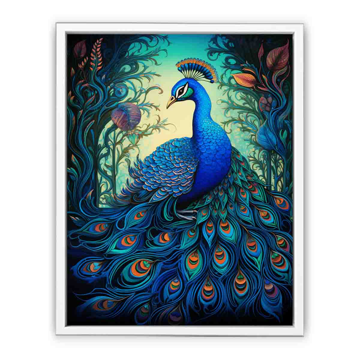 Beautiful Peacock  Canvas Print