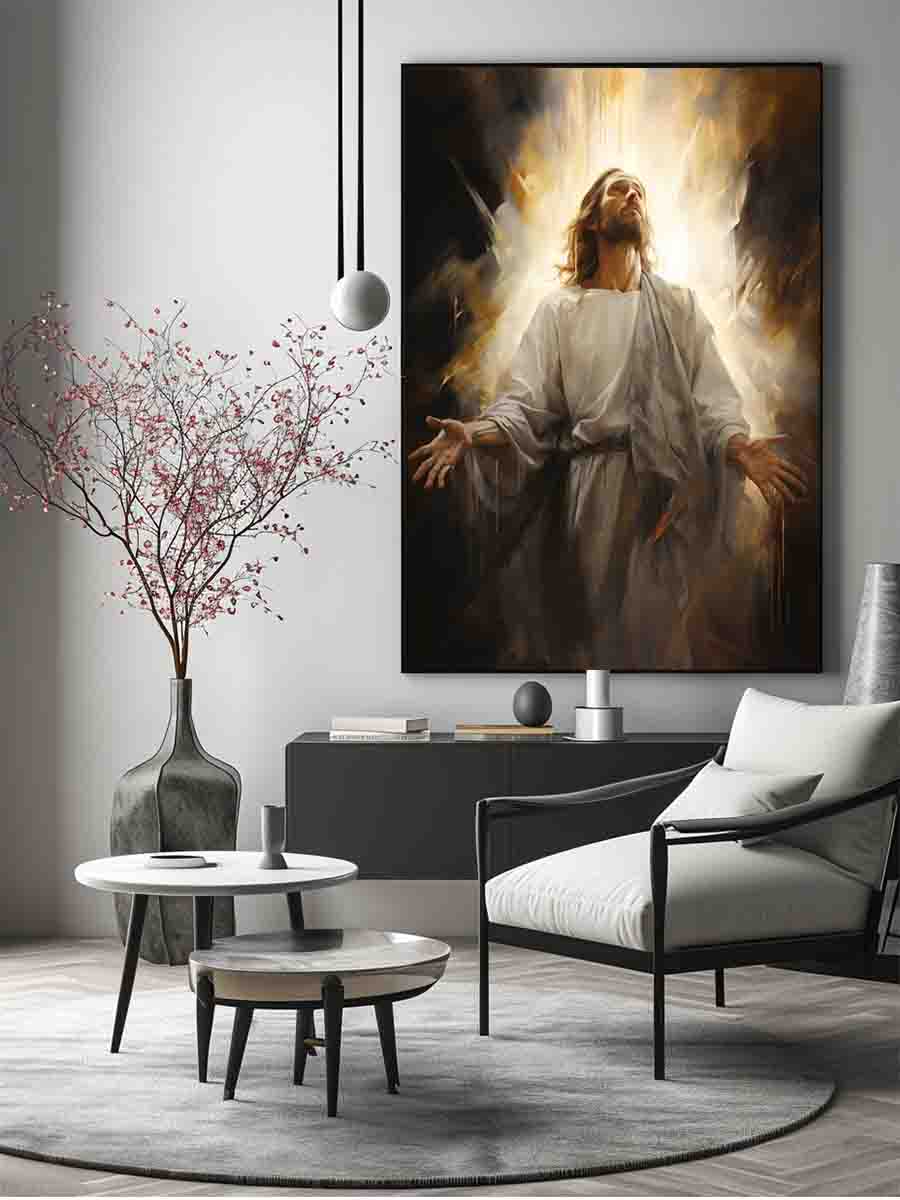 Jesus  Painting Canvas Print