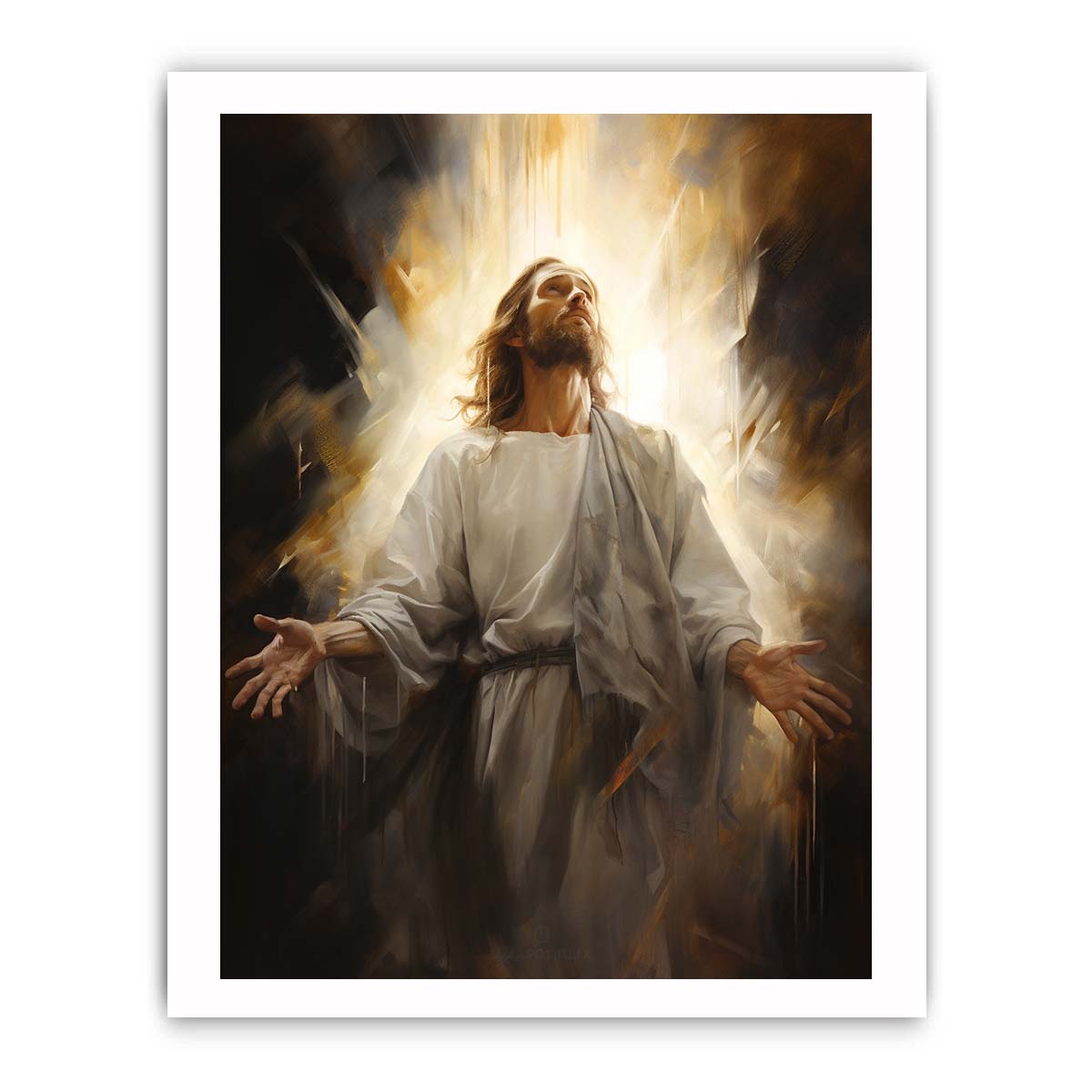 Jesus  Painting Canvas Print