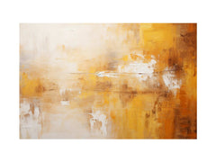 Abstract Brown Painting Canvas Print