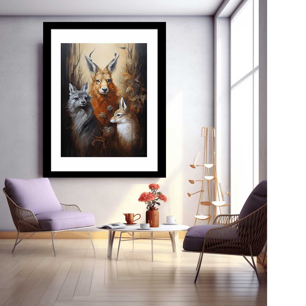 Animals Modern Art Canvas Painting