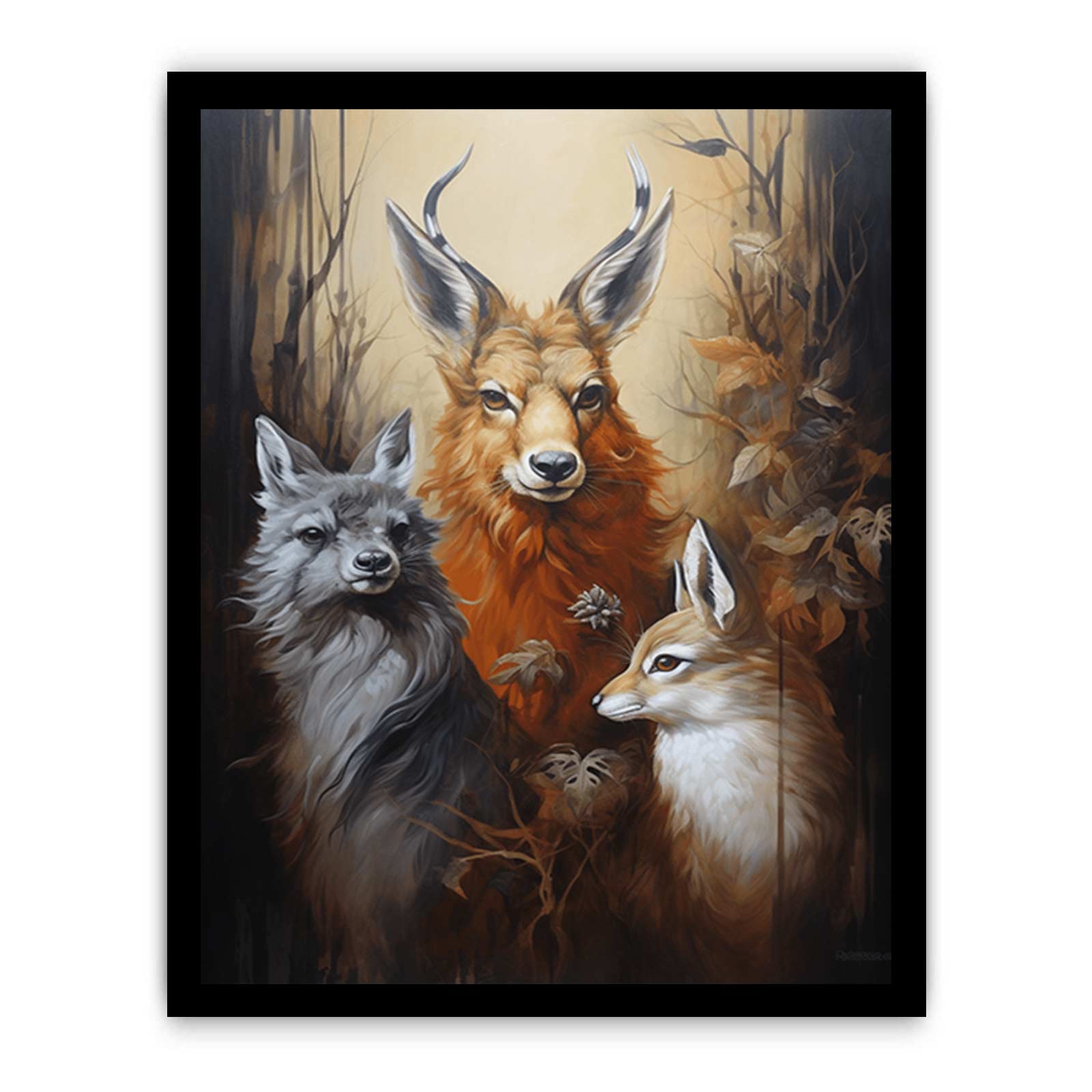 Animals Modern Art Canvas Painting