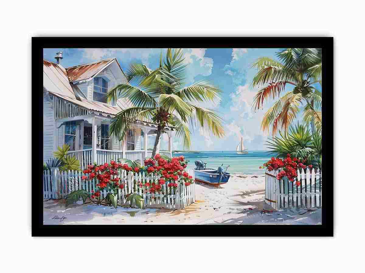 Caribbian Beach Painting