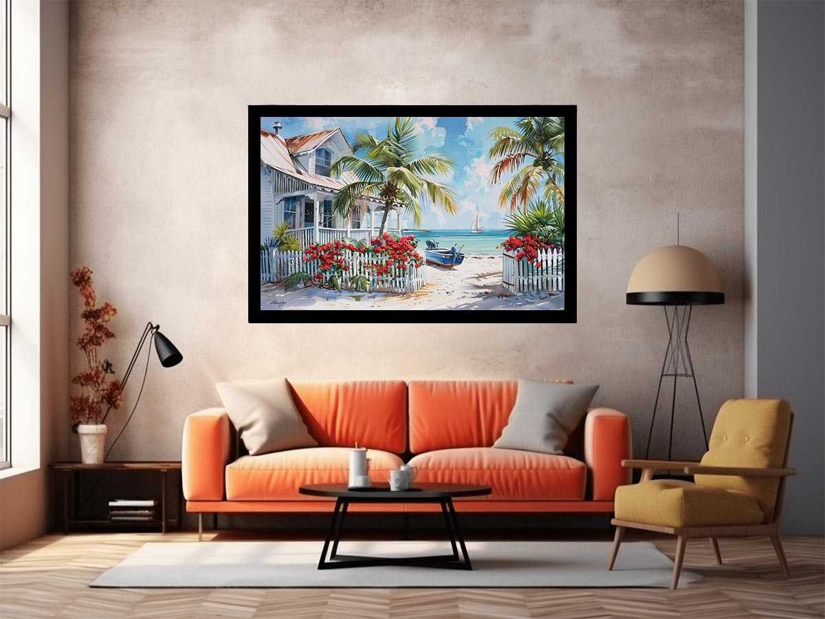 Caribbian Beach Painting