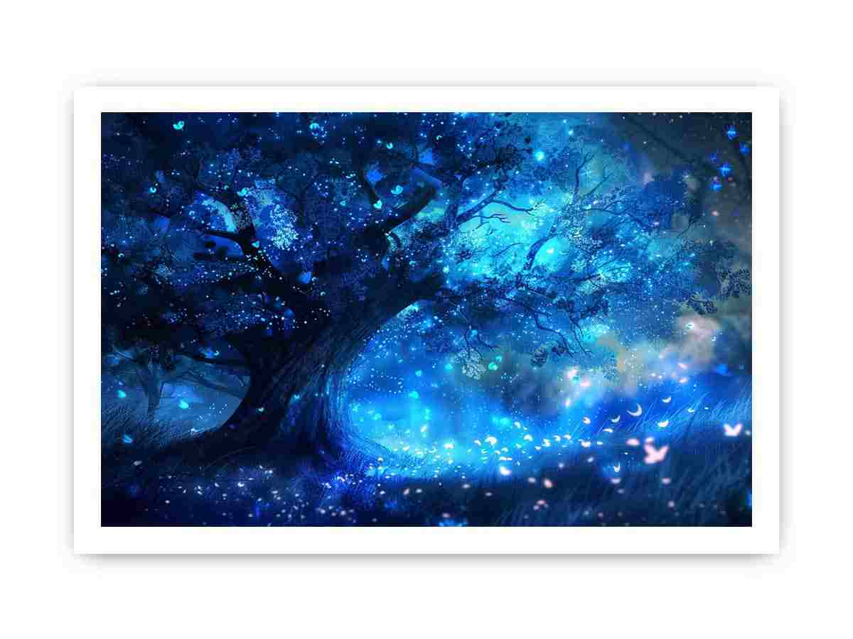 Fantasy Jungle Glaxy Painting