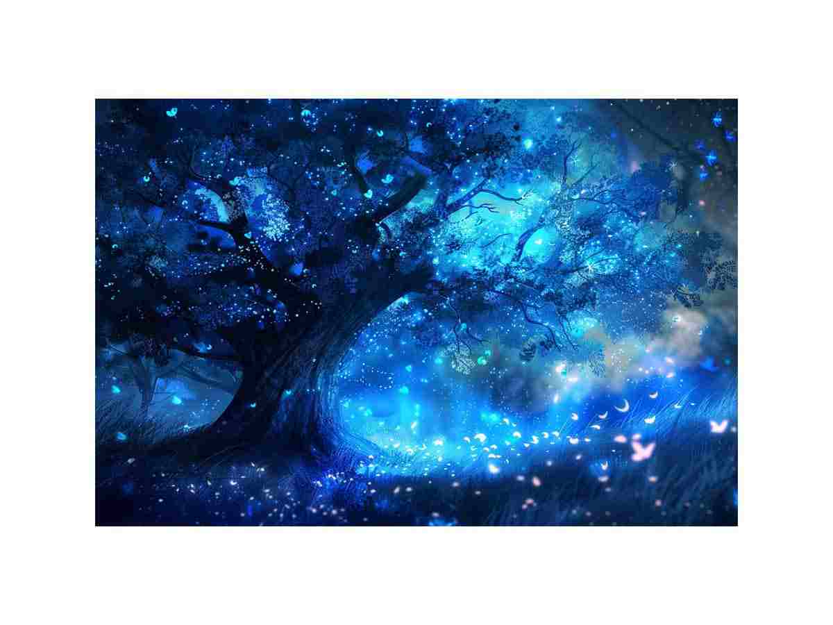 Fantasy Jungle Glaxy Painting