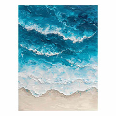 Beach Art  Canvas Painting  Print