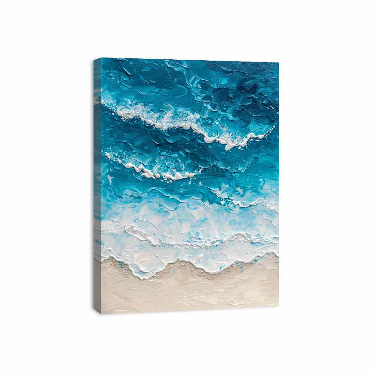 Beach Art  Canvas Painting  Print