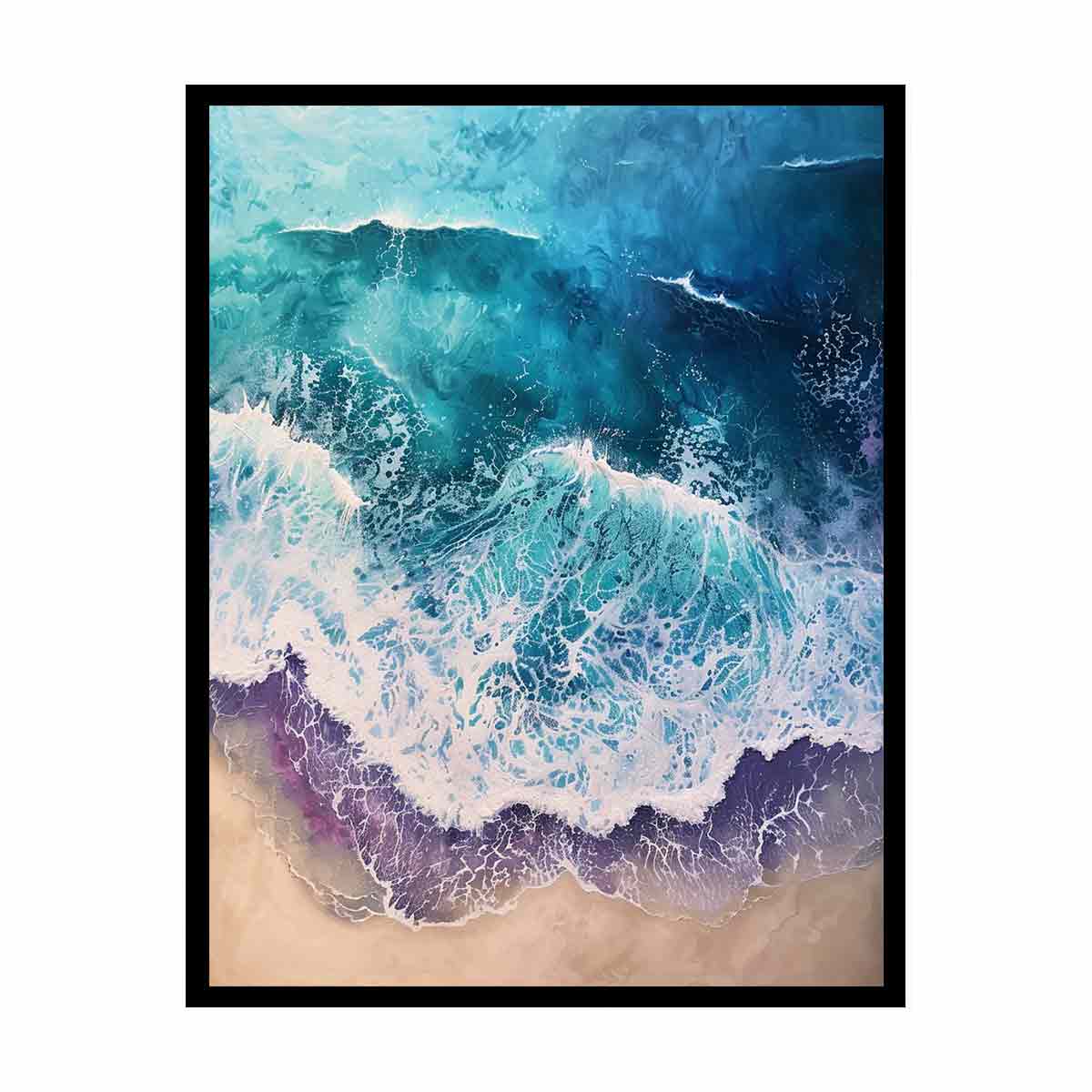 Beach  Canvas painting Print