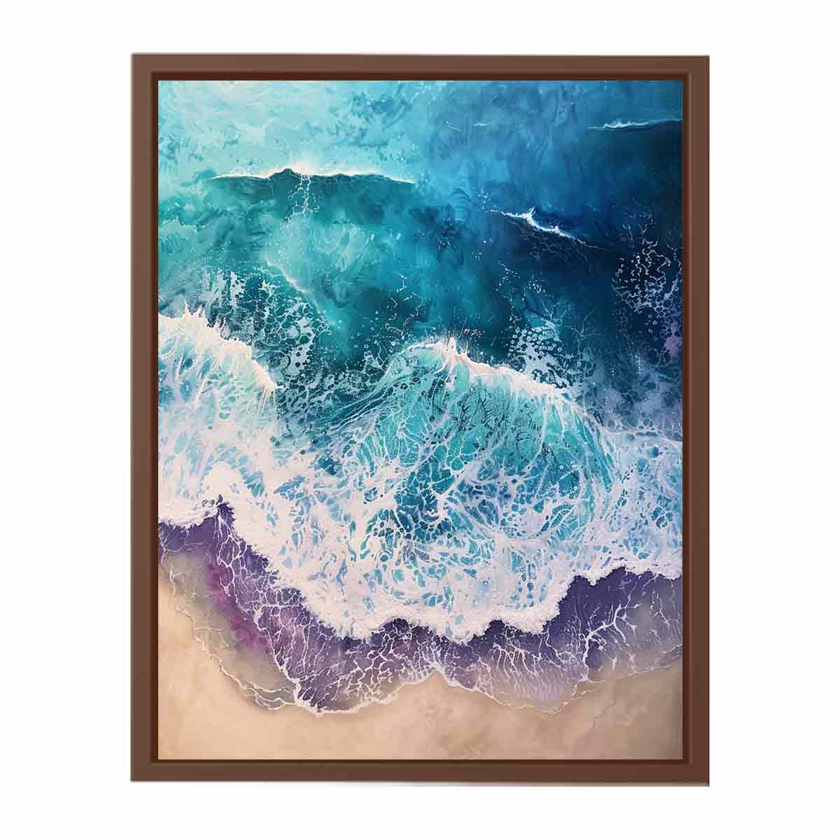 Beach  Canvas painting Print