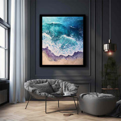 Beach  Canvas painting Print