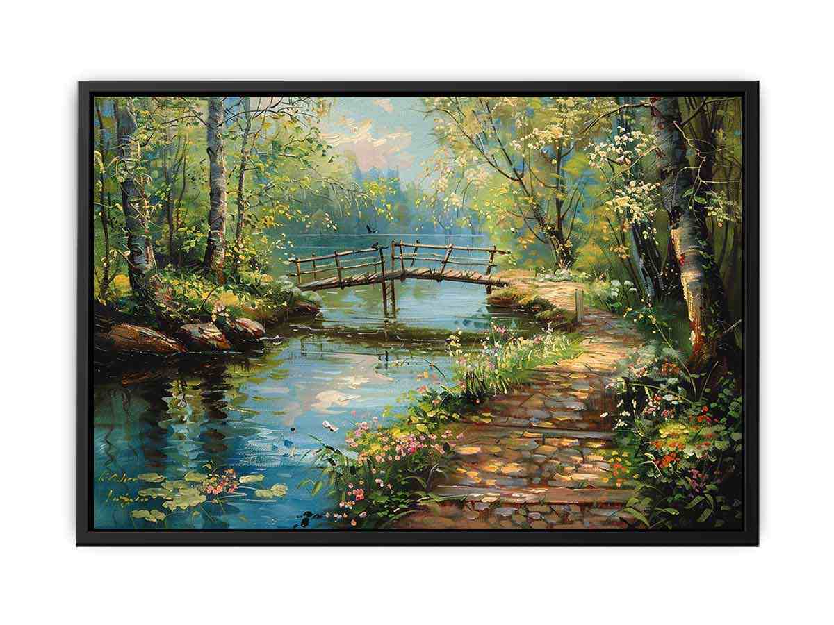 Along The Way landscape  Canvas painting Print
