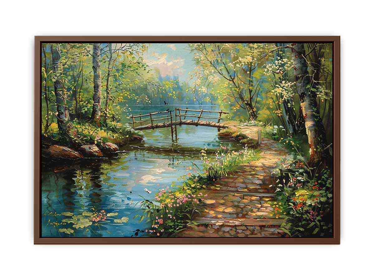 Along The Way landscape  Canvas painting Print
