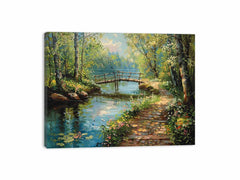 Along The Way landscape  Canvas painting Print