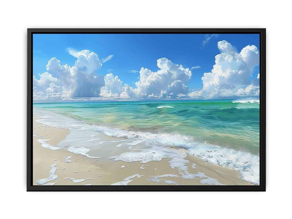 Perfect Beach  Canvas painting  Print