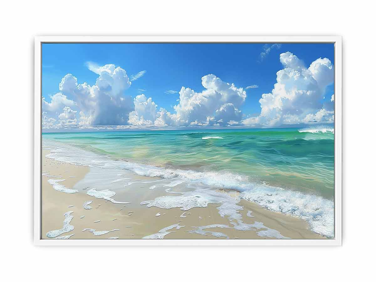 Perfect Beach  Canvas painting  Print