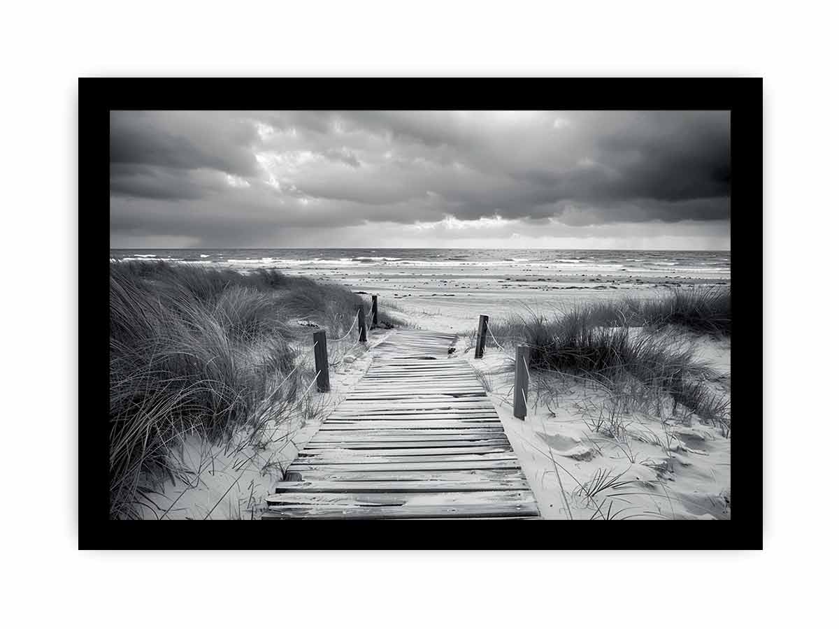 Beach Path pahotogrpahy art  Canvas Print