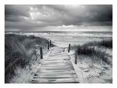Beach Path pahotogrpahy art  Canvas Print