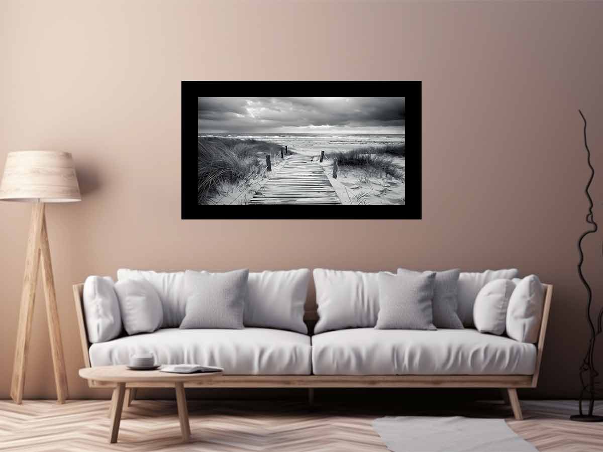 Beach Path pahotogrpahy art  Canvas Print