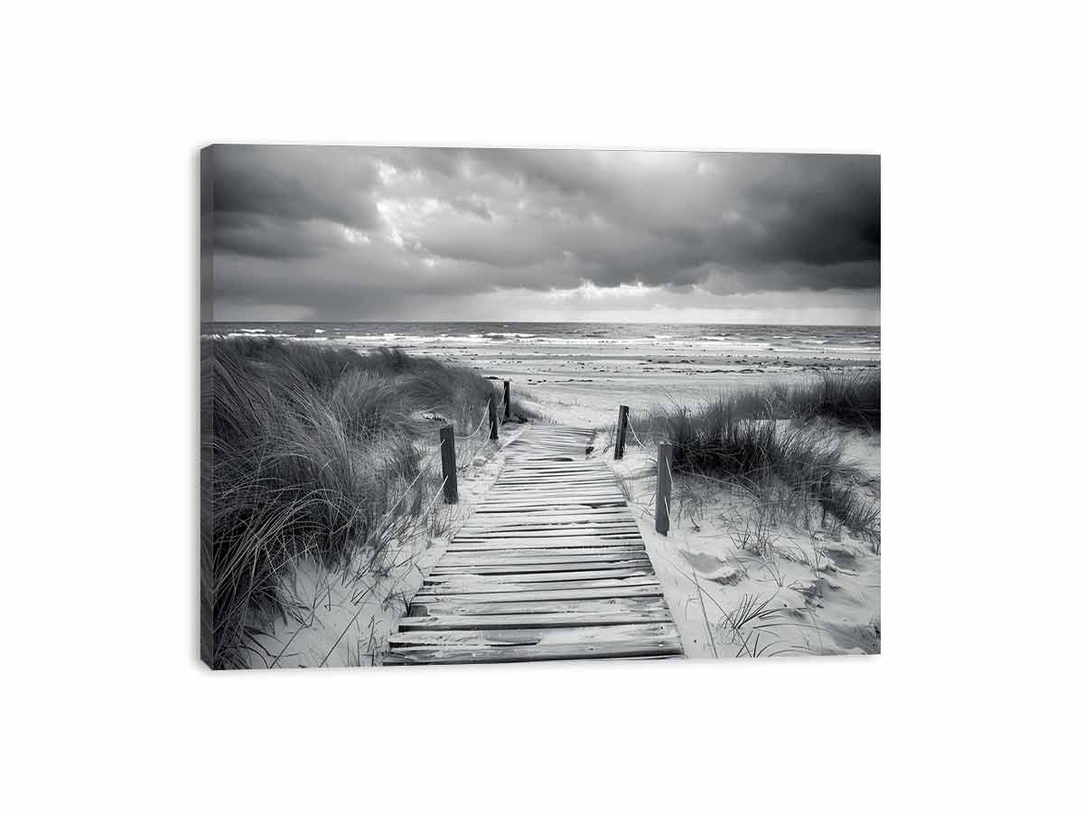 Beach Path pahotogrpahy art  Canvas Print