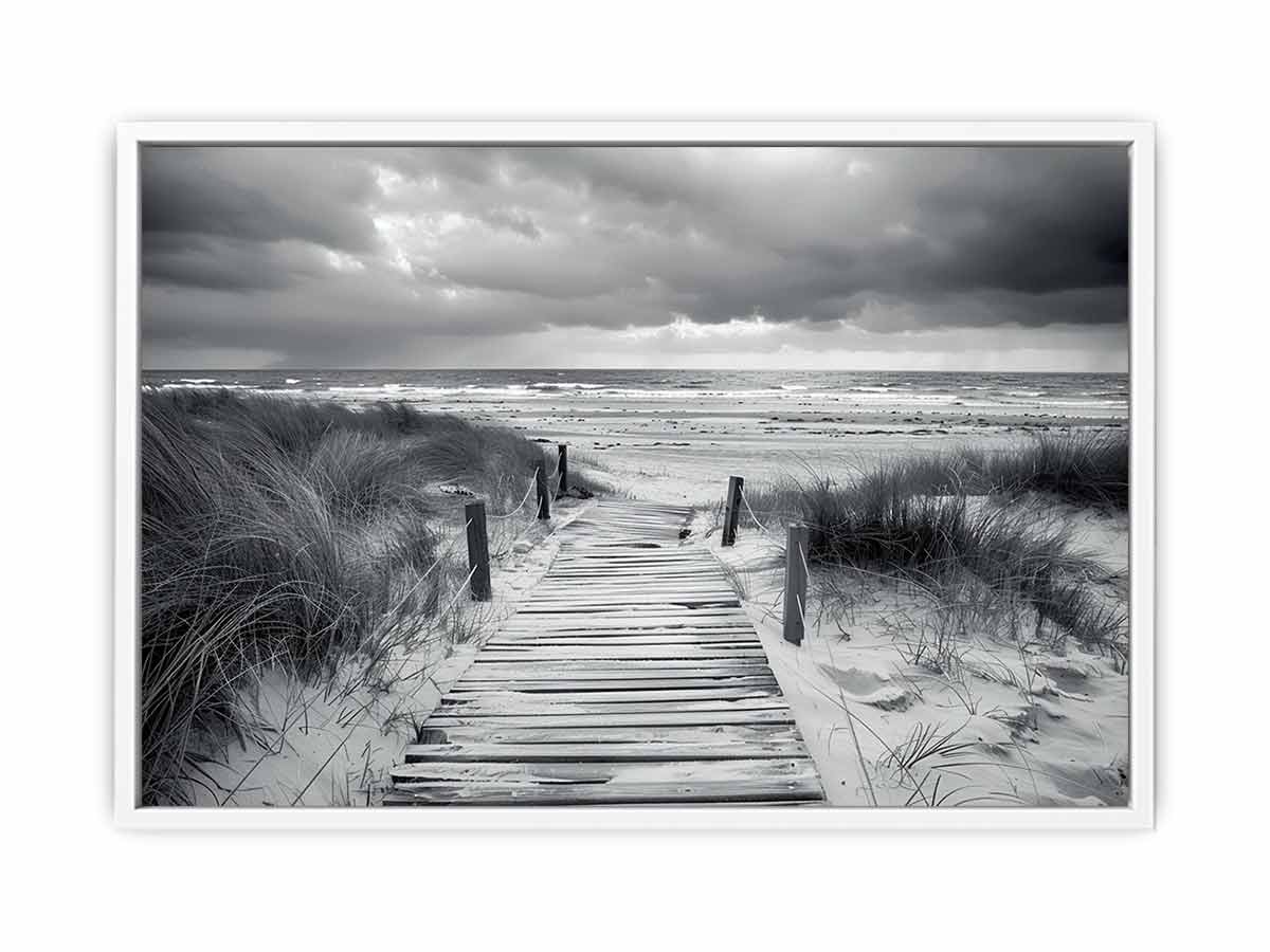 Beach Path pahotogrpahy art  Canvas Print