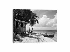 Island beach house   Canvas Print