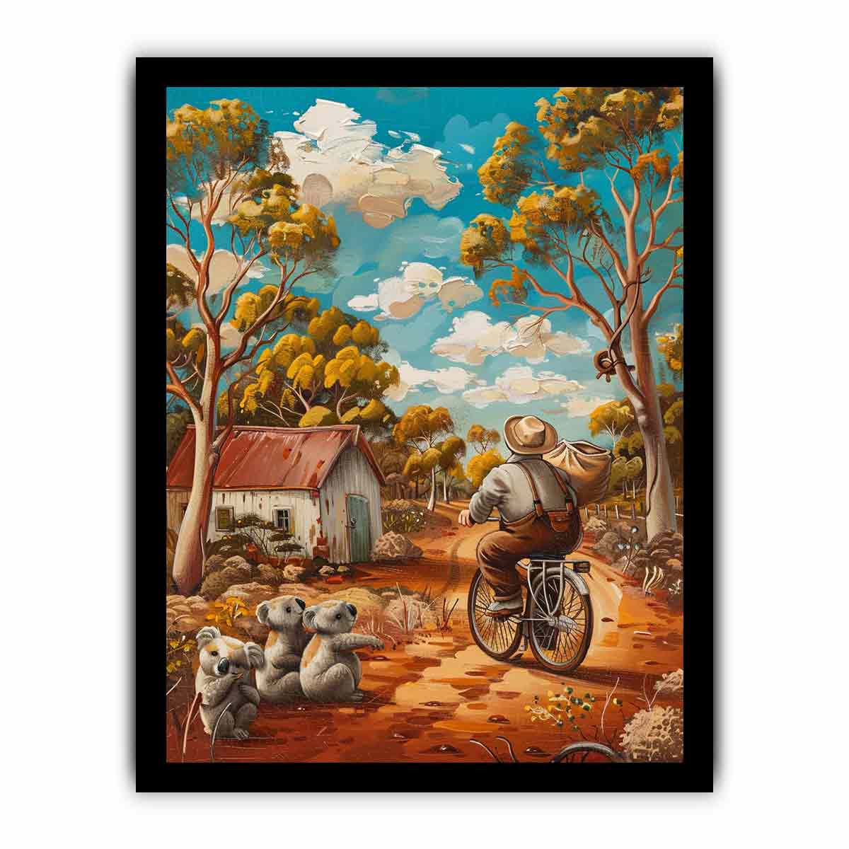 Aussie  Farmhouse  Canvas Print