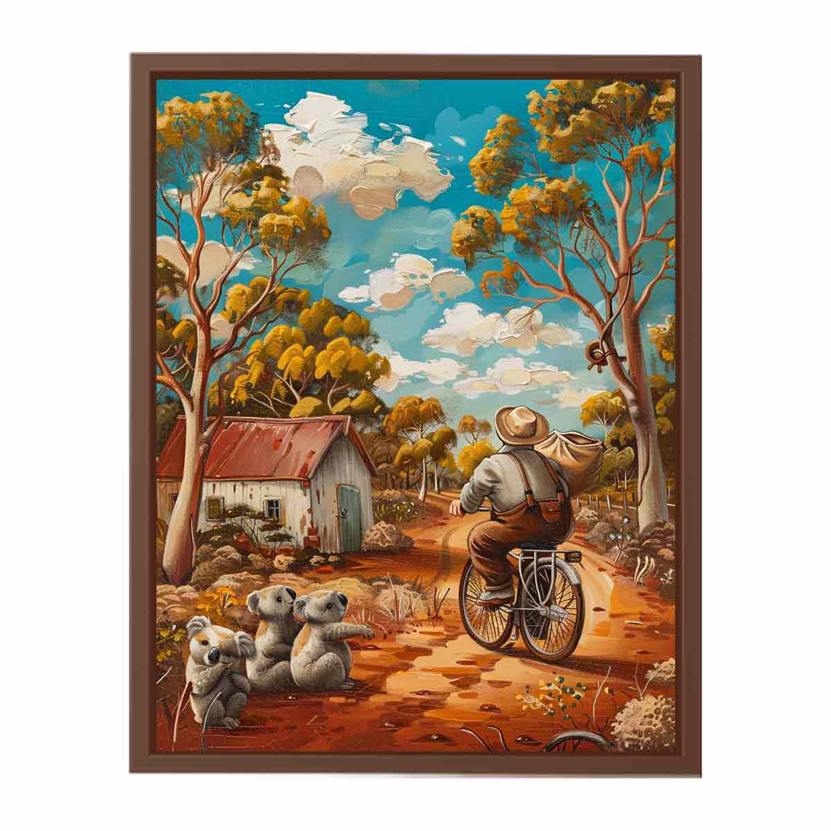 Aussie  Farmhouse  Canvas Print