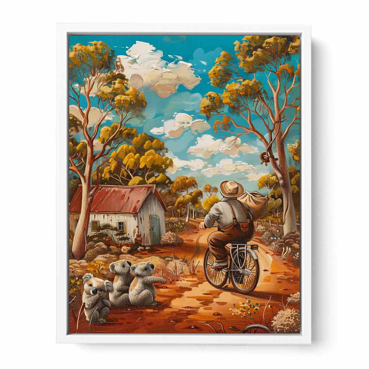 Aussie  Farmhouse  Canvas Print