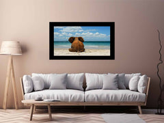 Elephant on the beach Canvas Print