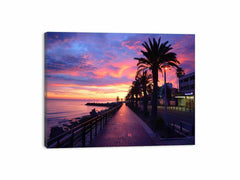 Pink  Beach  Canvas Print