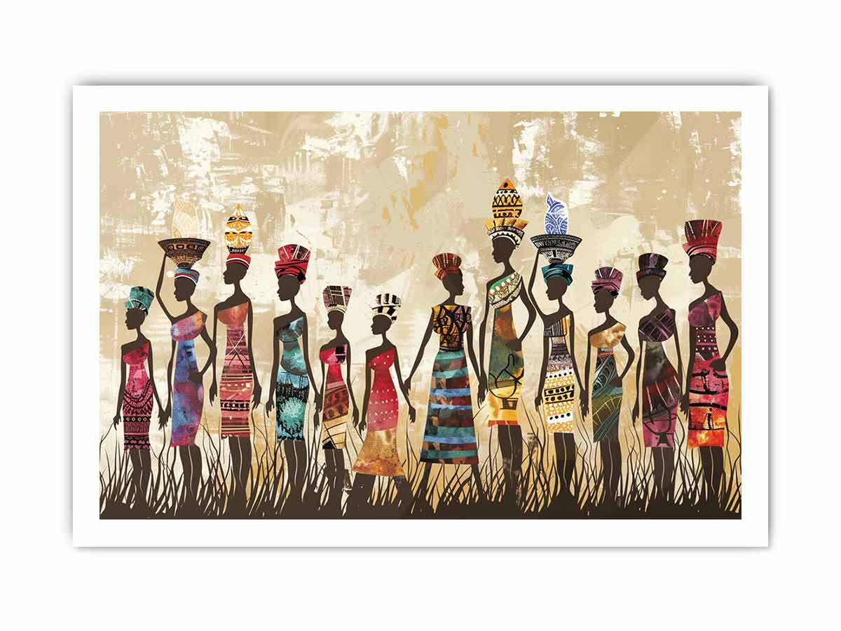 African tribe  Canvas Print