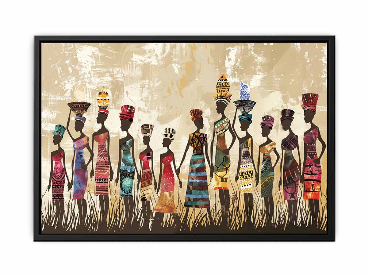 African tribe  Canvas Print