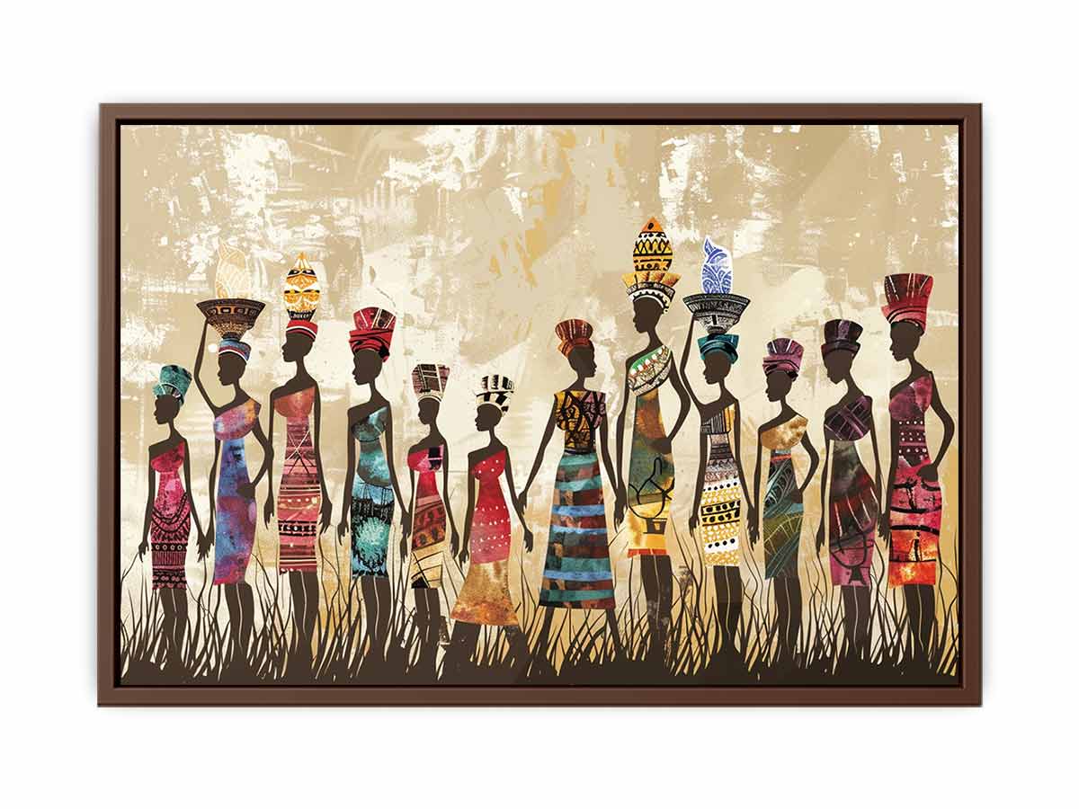 African tribe  Canvas Print