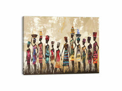 African tribe  Canvas Print