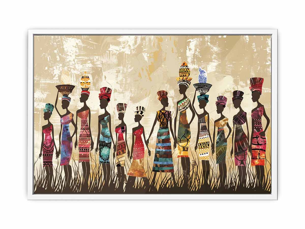 African tribe  Canvas Print