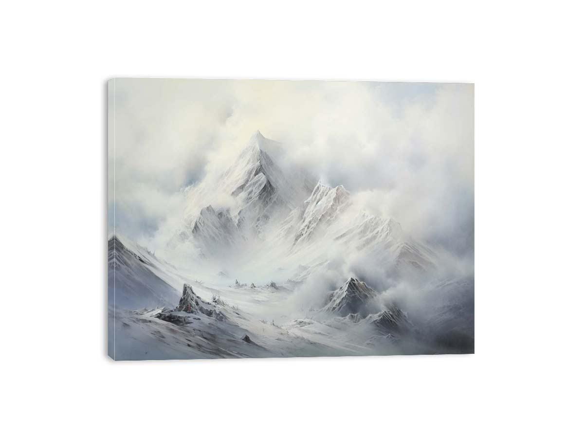 White Mountian Canvas Print