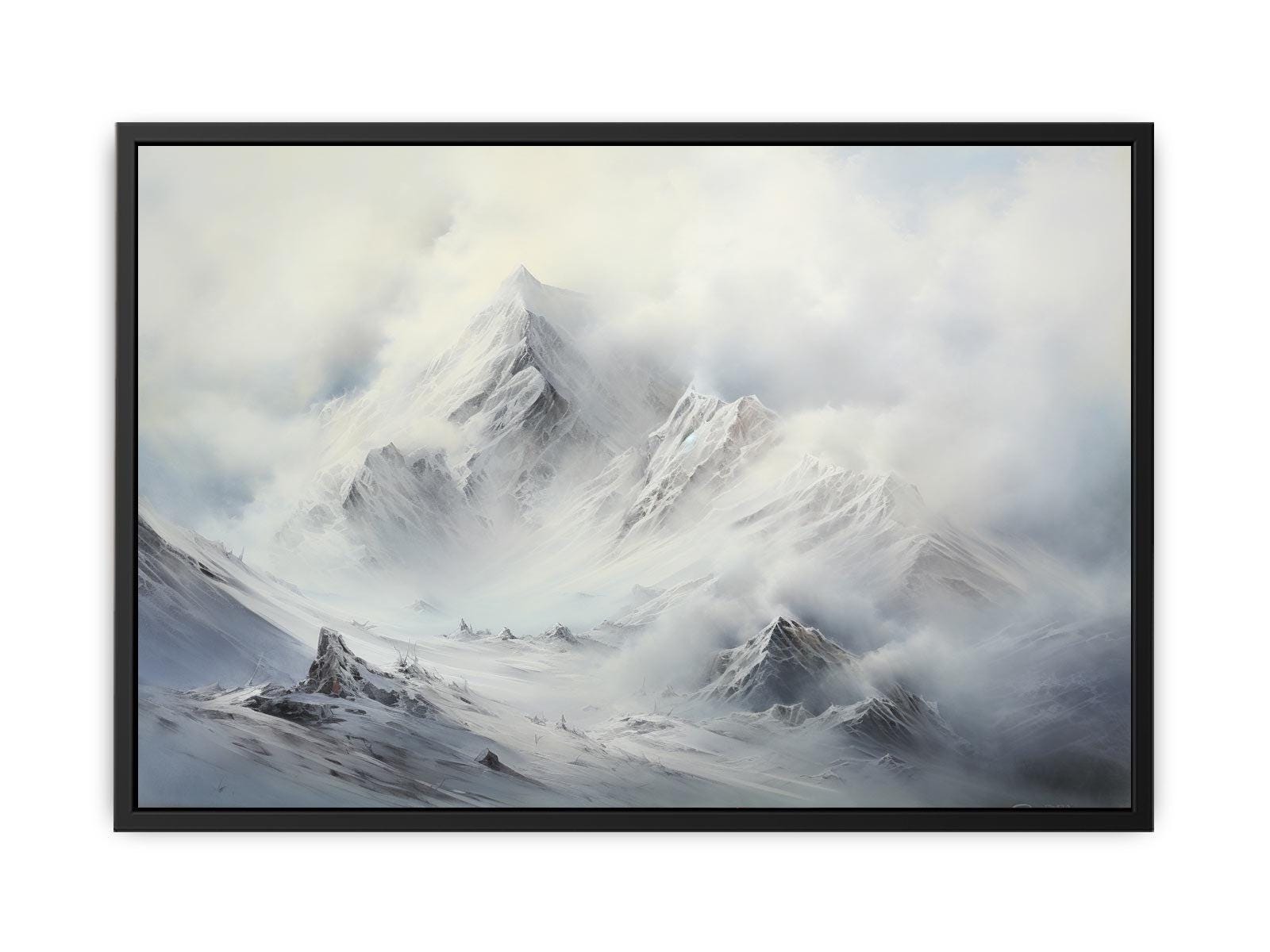 White Mountian Canvas Print