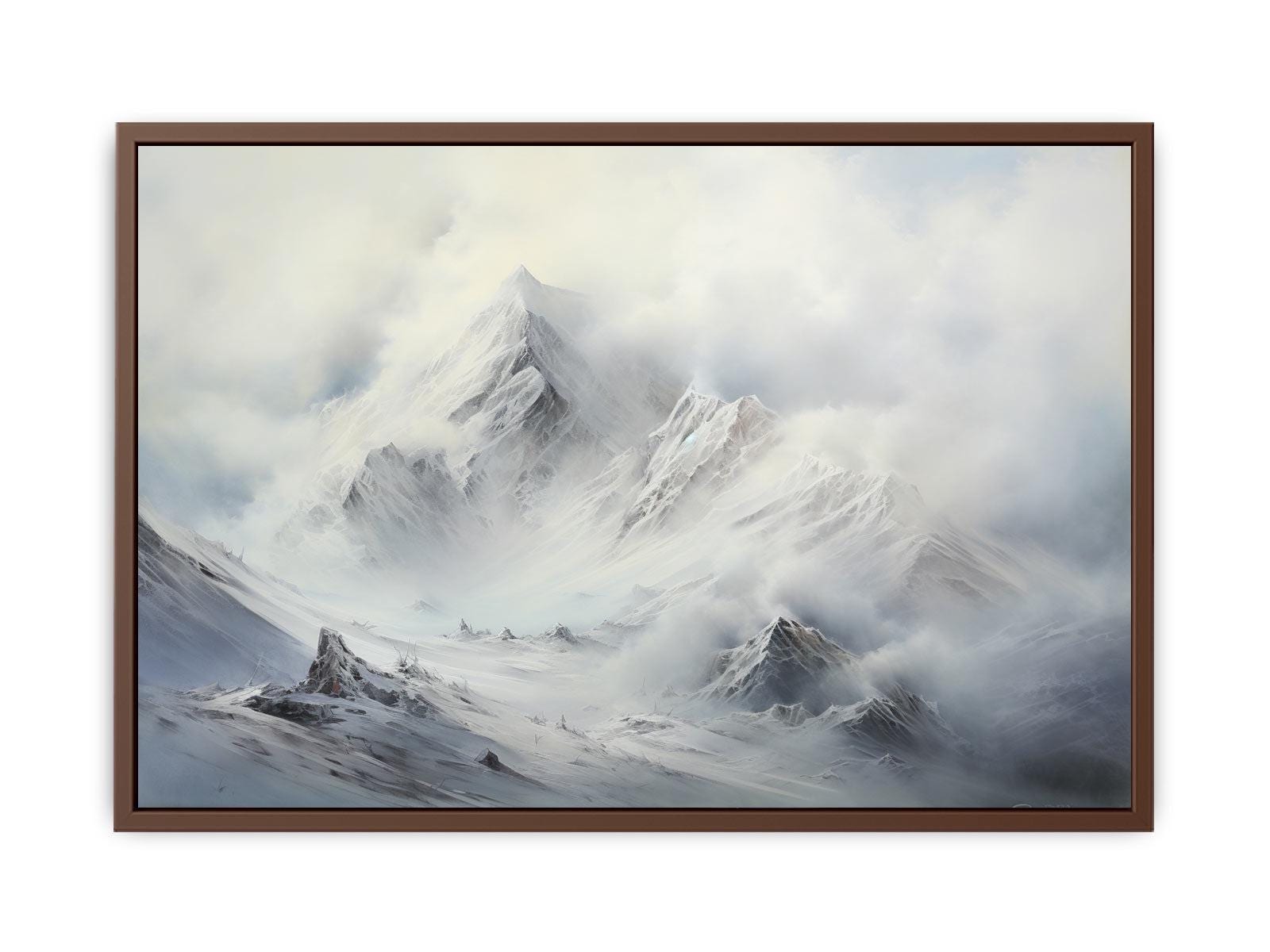 White Mountian Canvas Print