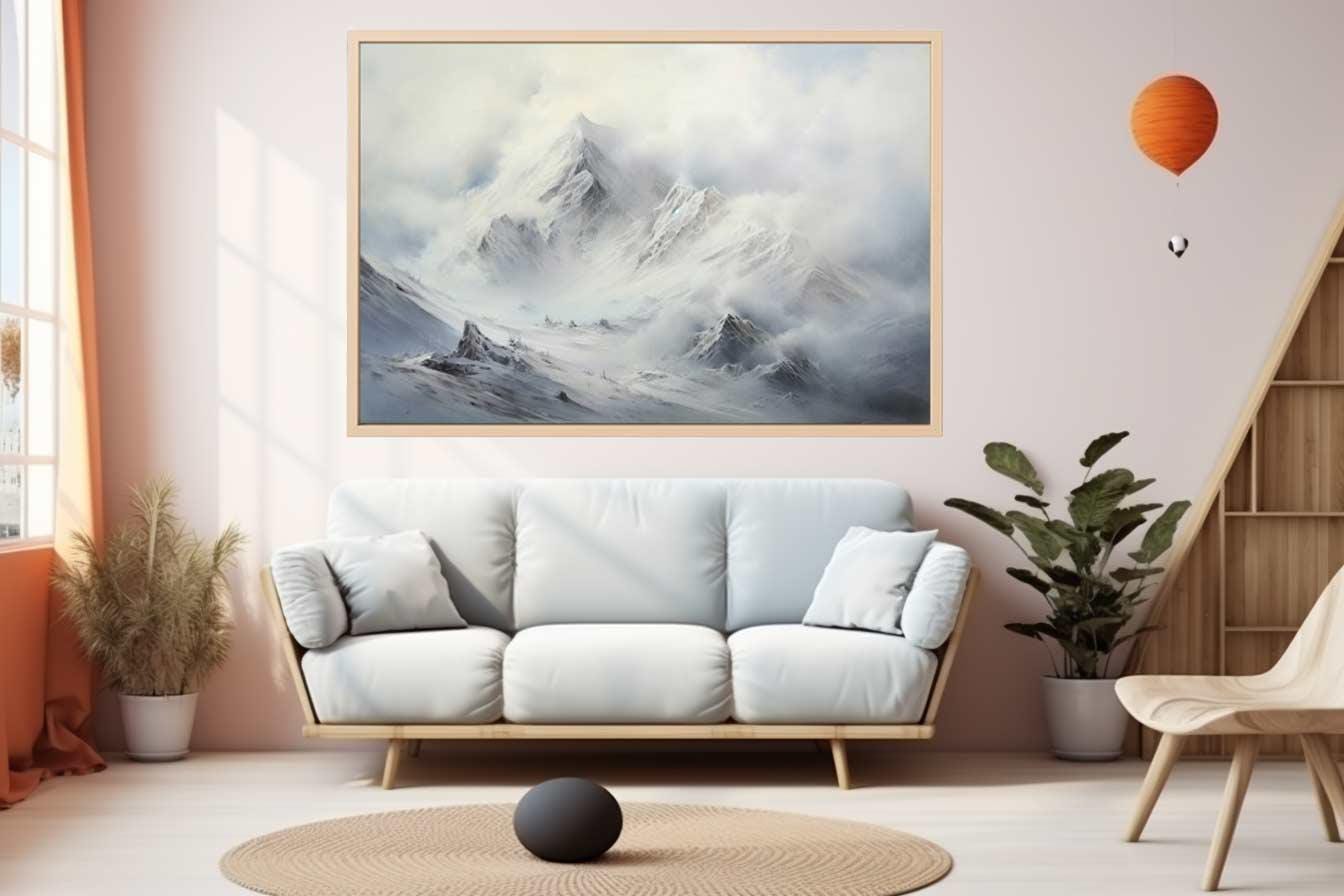 White Mountian Canvas Print