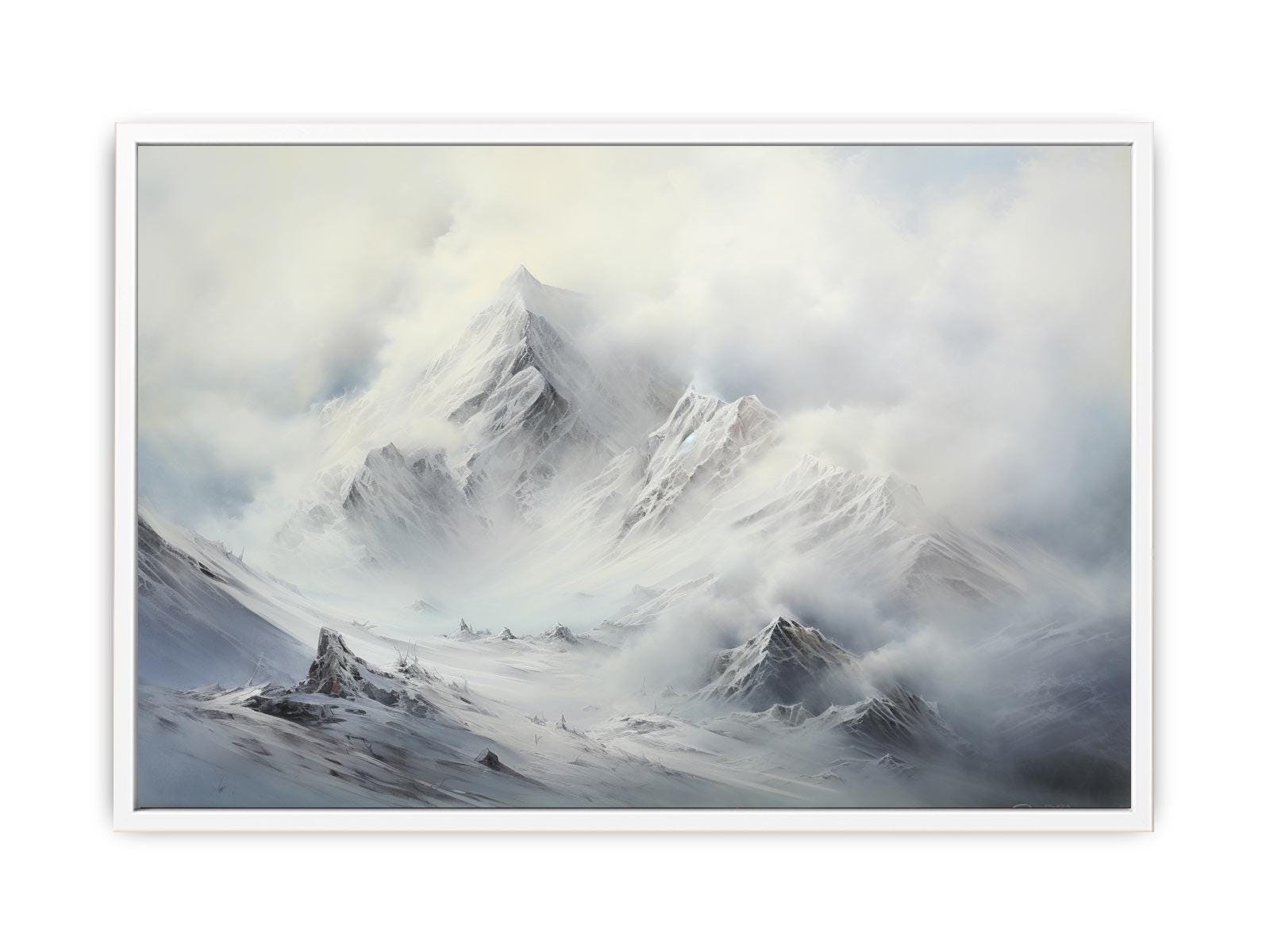 White Mountian Canvas Print
