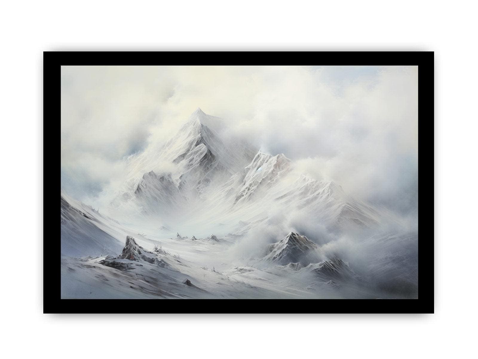 White Mountian Canvas Print