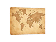 Antique World Map Canvas Print