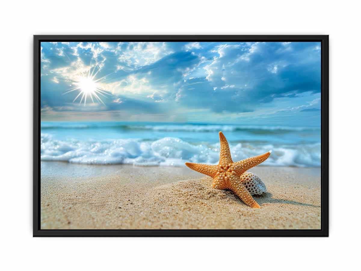 Starfish on Beach  Canvas Print