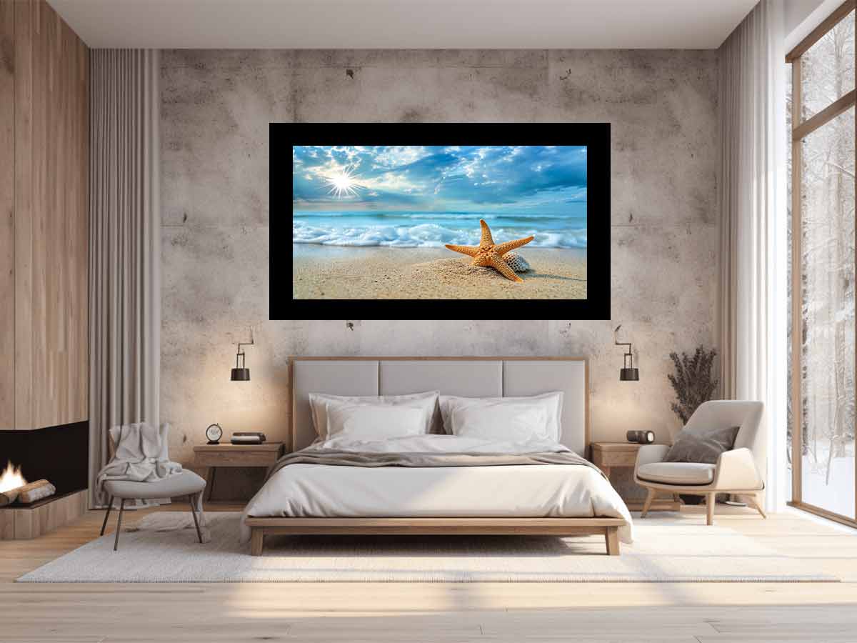 Starfish on Beach  Canvas Print