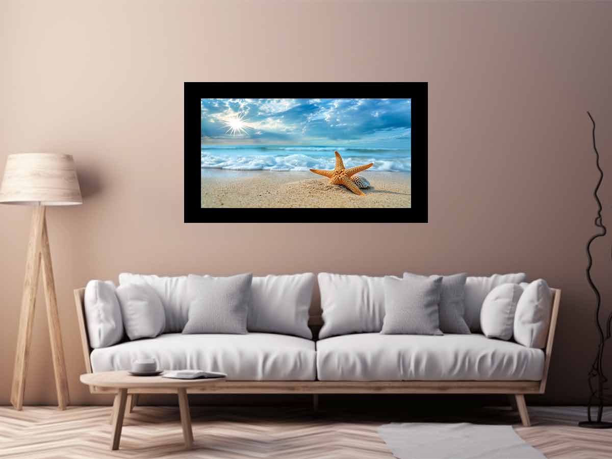 Starfish on Beach  Canvas Print