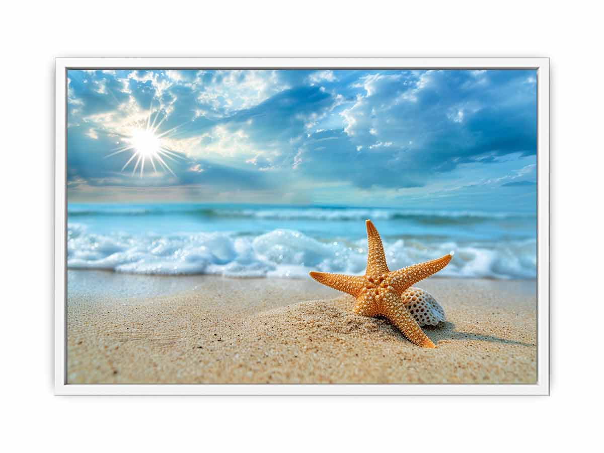 Starfish on Beach  Canvas Print