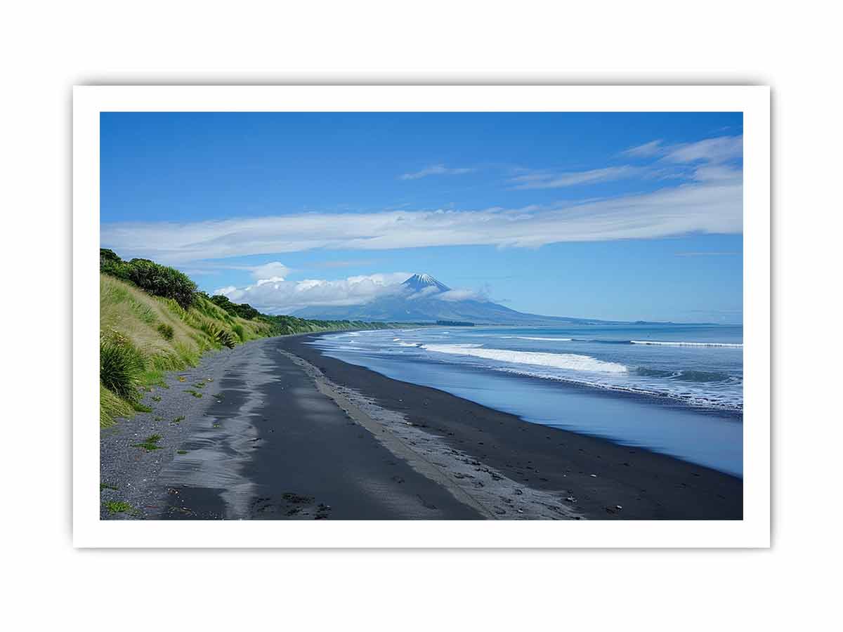 Beach side Dream Road Canvas Print